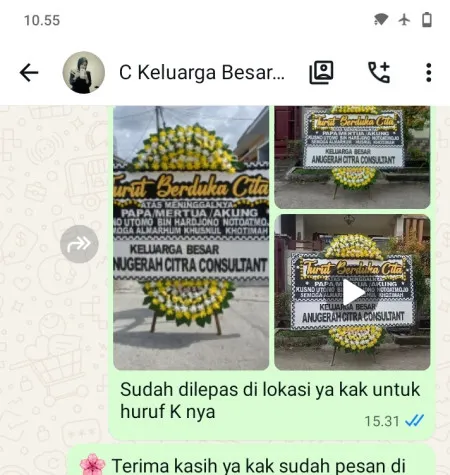 Pengiriman Papan Bunga Duka Lemahireng Pedan
