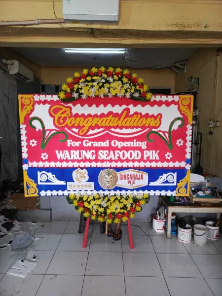 Papan Bunga Ucapan Selamat Lemahireng Pedan